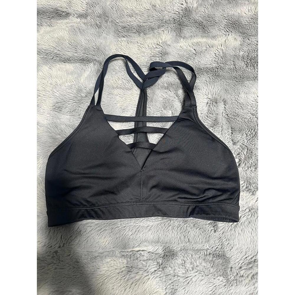 VSX Sport Black Strappy Bralette - Size Small